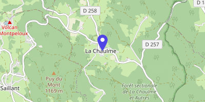 Carte OpenStreetMap — 1 rue de la Mairie, La Chaulme