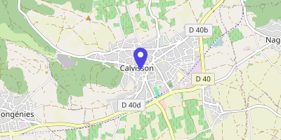 Carte OpenStreetMap — 1 rue de la Mairie, Calvisson