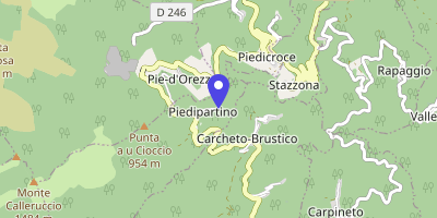 Carte OpenStreetMap — Le Village, Piedipartino
