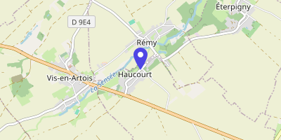 Carte OpenStreetMap — 50 rue du Général-de-Gaulle, Haucourt