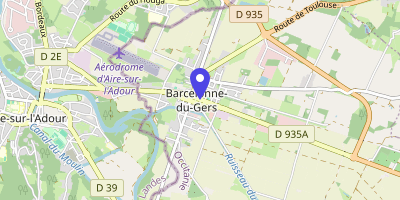 Carte OpenStreetMap — Rue des Pyrénées, Barcelonne-du-Gers
