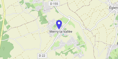 Carte OpenStreetMap — 4 place Henri-Chamvres, Merry-la-Vallée