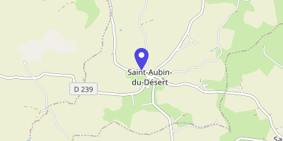 Carte OpenStreetMap — 4 rue des Blés-d'Or, Saint-Aubin-du-Désert