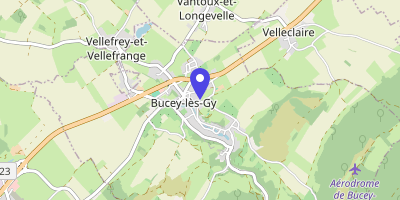Carte OpenStreetMap — 9 rue du Mont, Bucey-lès-Gy