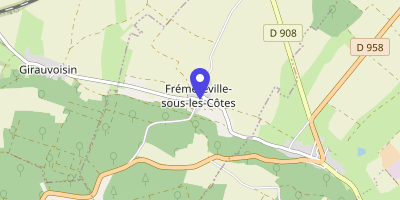Carte OpenStreetMap — 2 ruelle de l'Église, Fréméréville-sous-les-Côtes