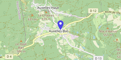 Carte OpenStreetMap — 3 rue des Écoles, Auxelles-Bas