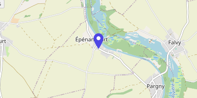 Carte OpenStreetMap — 12 Grande rue, Épénancourt