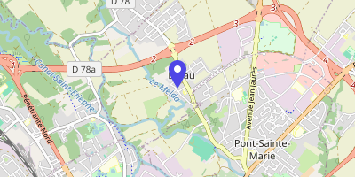 Carte OpenStreetMap — 18 Grand'rue, Lavau