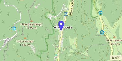 Carte OpenStreetMap — Place de la Mairie, Wildenstein