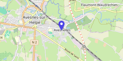 Carte OpenStreetMap — Place Marcel-Hardy, Avesnelles
