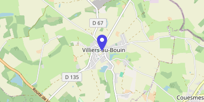 Carte OpenStreetMap — 2 Rue des Écoles, Villiers-au-Bouin