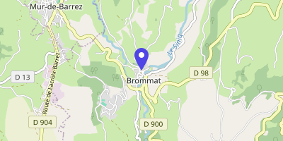 Carte OpenStreetMap — 16 rue Francis Issanchou, Brommat