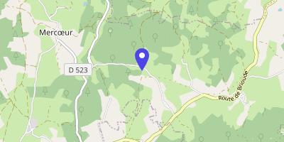 Carte OpenStreetMap — Le Bourg, Mercoeur