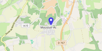 Carte OpenStreetMap — 11 rue de la Maillette, Moustoir-Ac
