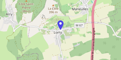 Carte OpenStreetMap — 28 rue de Metz, Lorry-Mardigny
