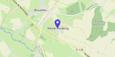 Carte OpenStreetMap — 451 rue du Centre, Nesle-Hodeng