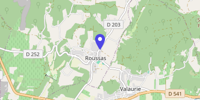 Carte OpenStreetMap — 90 route d'Aiguebelle, Roussas