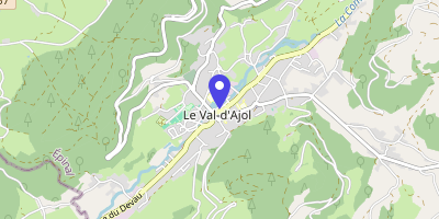 Carte OpenStreetMap — 1 place de l'Hôtel-de-Ville, Le Val-d'Ajol
