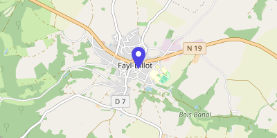 Carte OpenStreetMap — 15 place de la Mairie, Fayl-Billot
