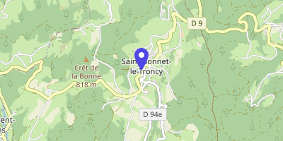 Carte OpenStreetMap — 133 rue de l'École, Saint-Bonnet-le-Troncy