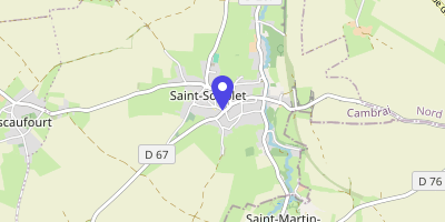 Carte OpenStreetMap — 2 rue de la Haie-Menneresse, Saint-Souplet