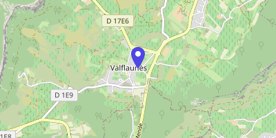 Carte OpenStreetMap — 1 place Gabriel-Calmels, Valflaunès