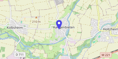 Carte OpenStreetMap — 4 rue du 14-Juillet, Hangenbieten