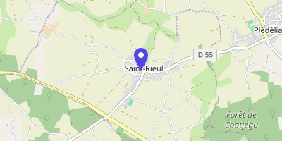 Carte OpenStreetMap — 1 rue de la Forge, Saint-Rieul