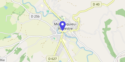 Carte OpenStreetMap — 3 place de l'Hôtel-de-Ville, Montesquieu-Volvestre
