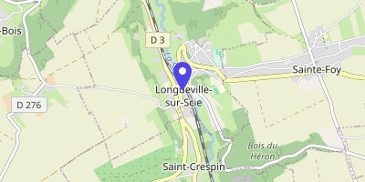 Carte OpenStreetMap — Rue Régiment-Maison-Neuve, Longueville-sur-Scie
