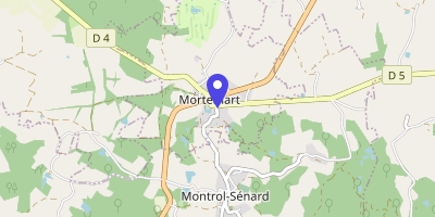 Carte OpenStreetMap — 1 rue des Augustins, Mortemart