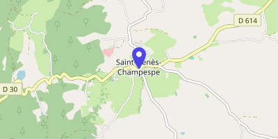 Carte OpenStreetMap — 144 rue Georges-Ladevie, Saint-Genès-Champespe