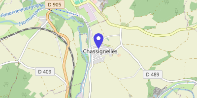Carte OpenStreetMap — 4 place de la Mairie, Chassignelles
