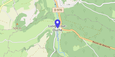 Carte OpenStreetMap — 8 rue Entre-Deux-Ponts, Lusigny-sur-Ouche
