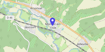 Carte OpenStreetMap — 6 Grande rue, Montier-en-l'Isle