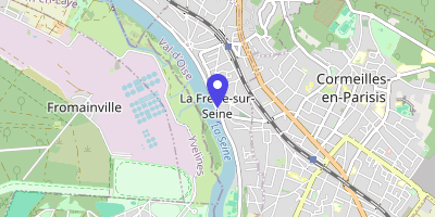 Carte OpenStreetMap — 55 quai de Seine, La Frette-sur-Seine