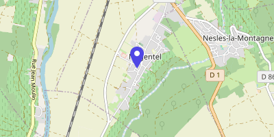 Carte OpenStreetMap — Place de la Mairie, Nogentel