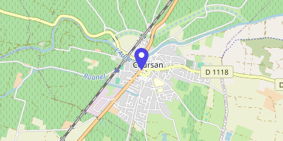 Carte OpenStreetMap — 25 bis avenue Frédéric-Mistral, Coursan