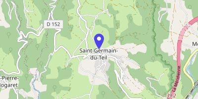 Carte OpenStreetMap — 8 place de Layral, Saint-Germain-du-Teil