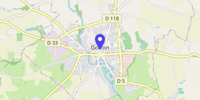 Carte OpenStreetMap — Place de la Mairie, Gorron