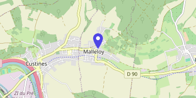Carte OpenStreetMap — 2 place de la Mairie, Malleloy