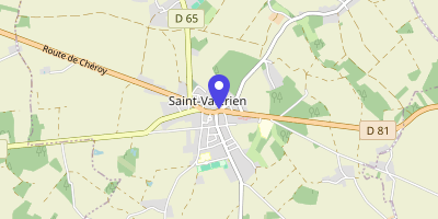 Carte OpenStreetMap — 20 rue de la République, Saint-Valérien