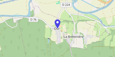 Carte OpenStreetMap — 1 place de la Mairie, Our