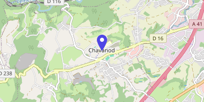 Carte OpenStreetMap — 1 place de la Mairie, Chavanod