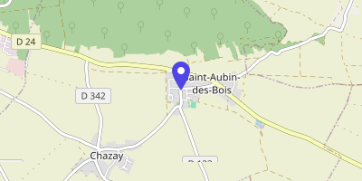 Carte OpenStreetMap — 6 rue de la Mairie, Saint-Aubin-des-Bois