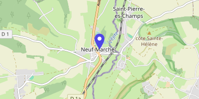 Carte OpenStreetMap — 4 rue Jules-Ferry, Neuf-Marché