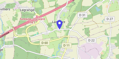 Carte OpenStreetMap — 1 rue Margrabant, Larivière