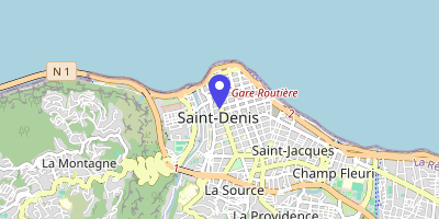 Carte OpenStreetMap — 2 rue de Paris, Saint-Denis Cedex 9