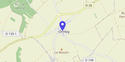 Carte OpenStreetMap — 4 rue de la Mairie, Ormoy