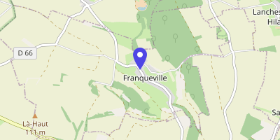 Carte OpenStreetMap — 25 rue Principale, Franqueville